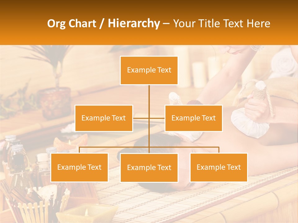 A Woman Getting A Back Massage At A Spa PowerPoint Template