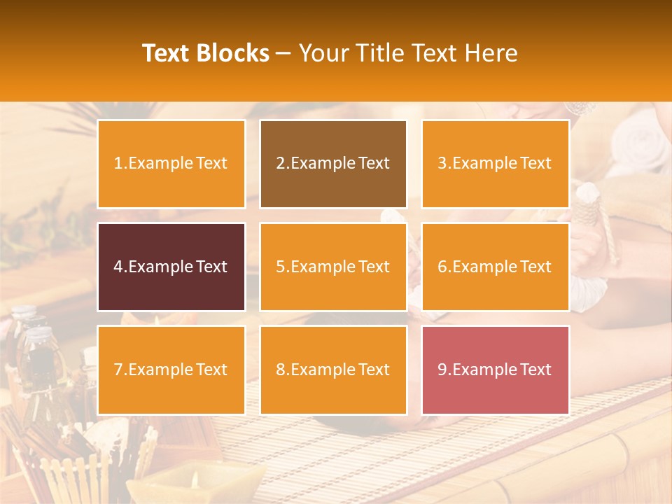 A Woman Getting A Back Massage At A Spa PowerPoint Template