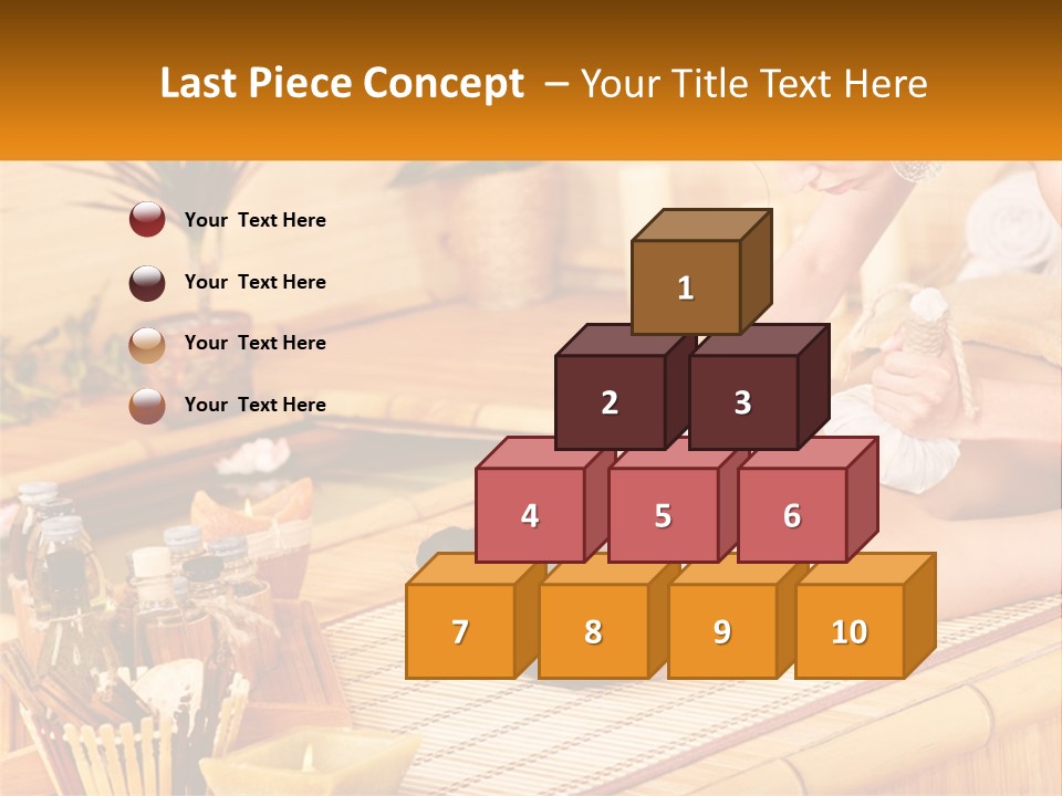 A Woman Getting A Back Massage At A Spa PowerPoint Template