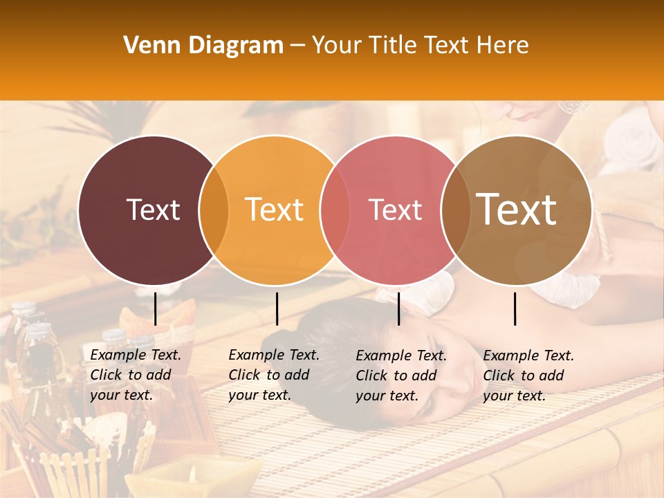 A Woman Getting A Back Massage At A Spa PowerPoint Template