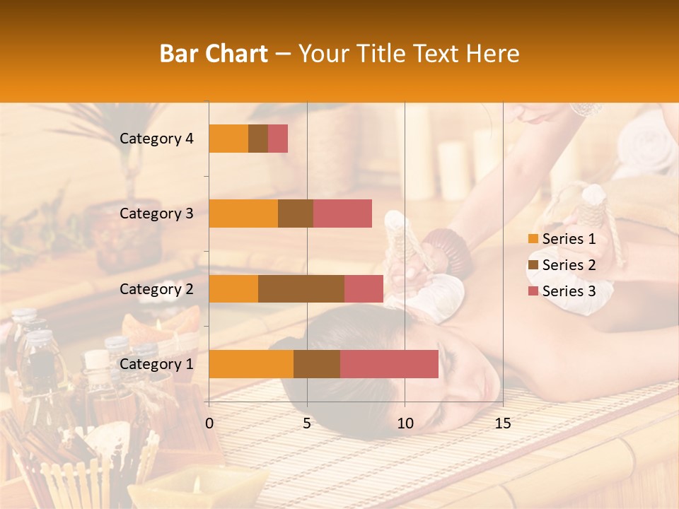 A Woman Getting A Back Massage At A Spa PowerPoint Template