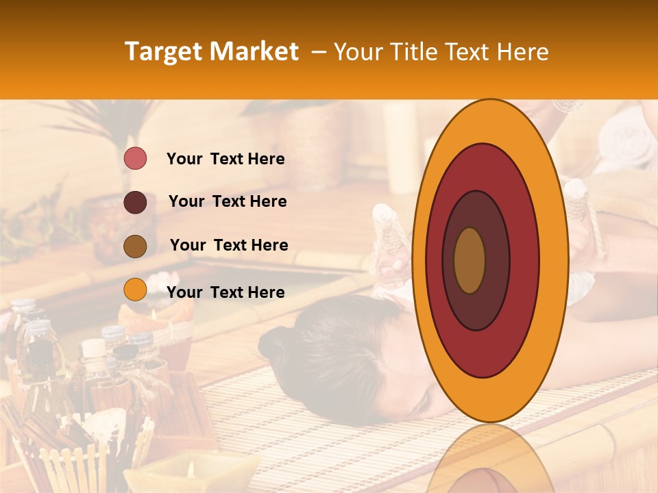 A Woman Getting A Back Massage At A Spa PowerPoint Template