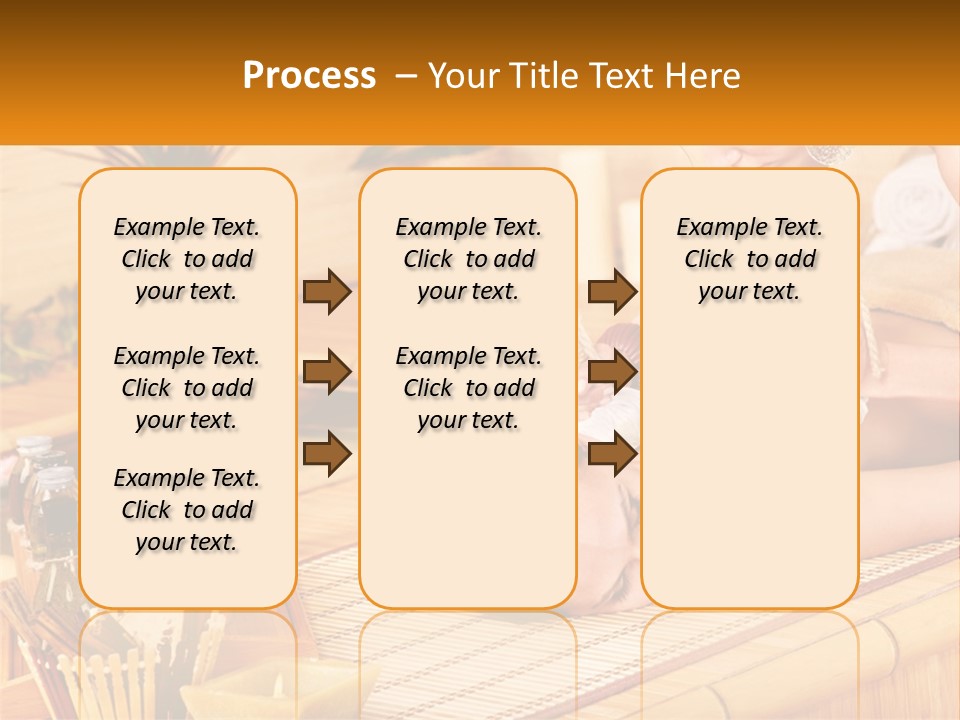 A Woman Getting A Back Massage At A Spa PowerPoint Template