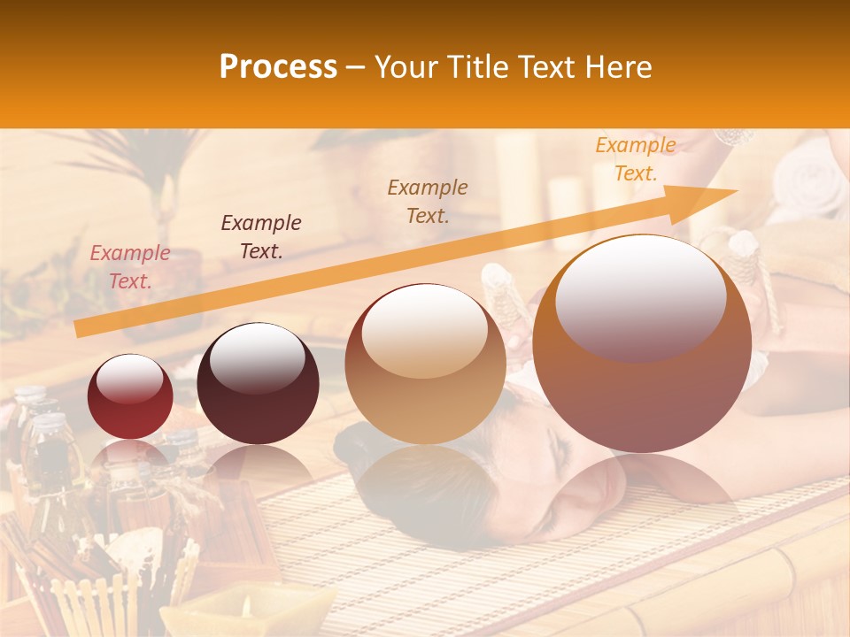 A Woman Getting A Back Massage At A Spa PowerPoint Template