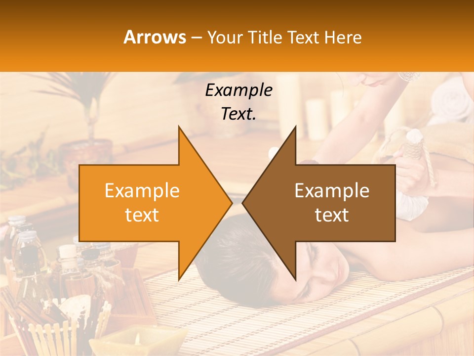 A Woman Getting A Back Massage At A Spa PowerPoint Template