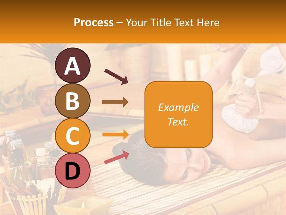 A Woman Getting A Back Massage At A Spa PowerPoint Template