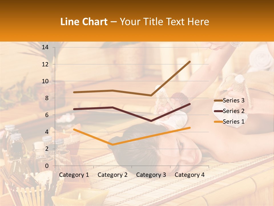 A Woman Getting A Back Massage At A Spa PowerPoint Template