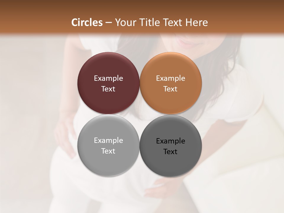 A Woman Standing On A Scale In A Room PowerPoint Template