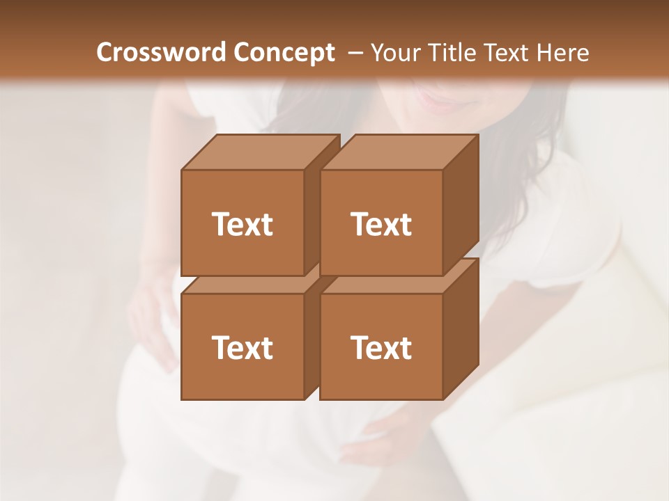 A Woman Standing On A Scale In A Room PowerPoint Template