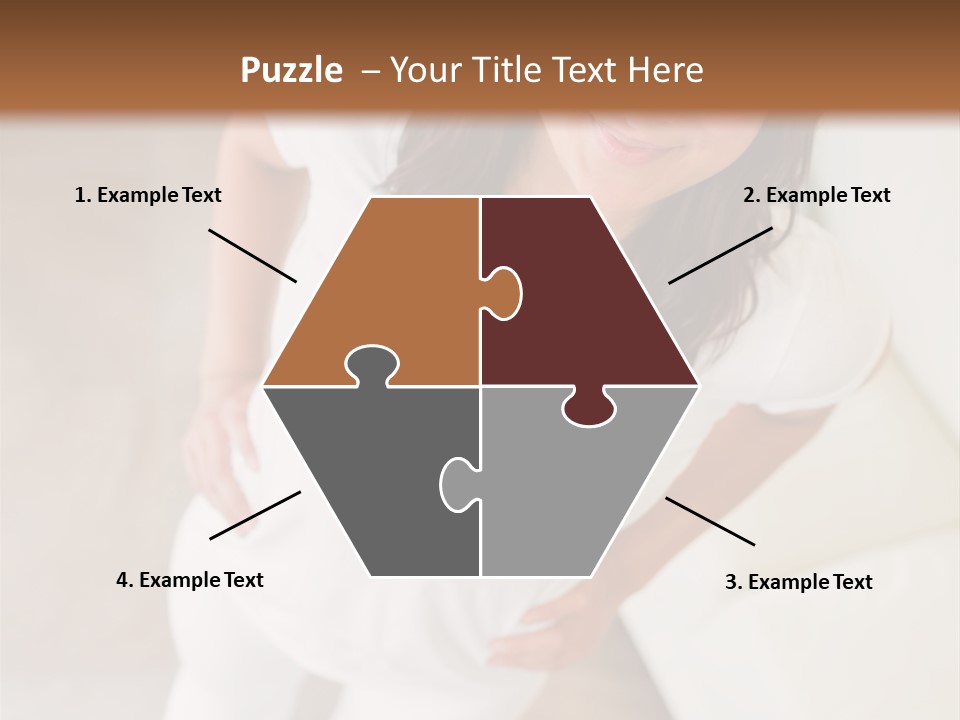 A Woman Standing On A Scale In A Room PowerPoint Template