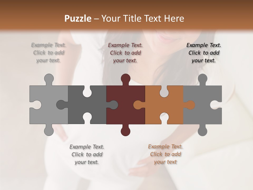 A Woman Standing On A Scale In A Room PowerPoint Template