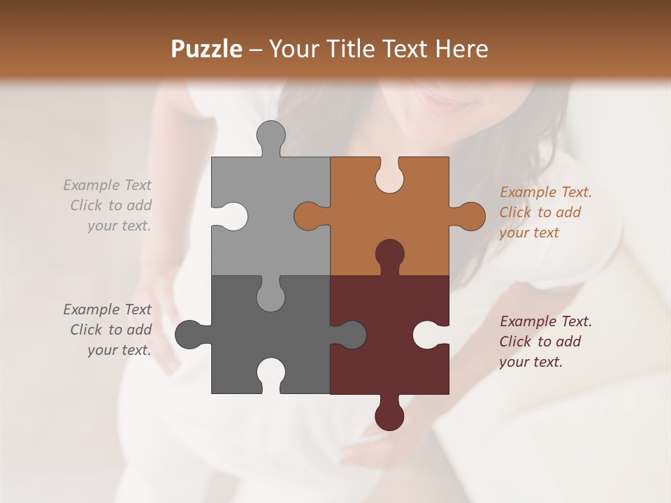 A Woman Standing On A Scale In A Room PowerPoint Template