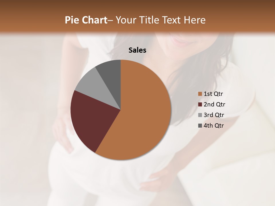 A Woman Standing On A Scale In A Room PowerPoint Template