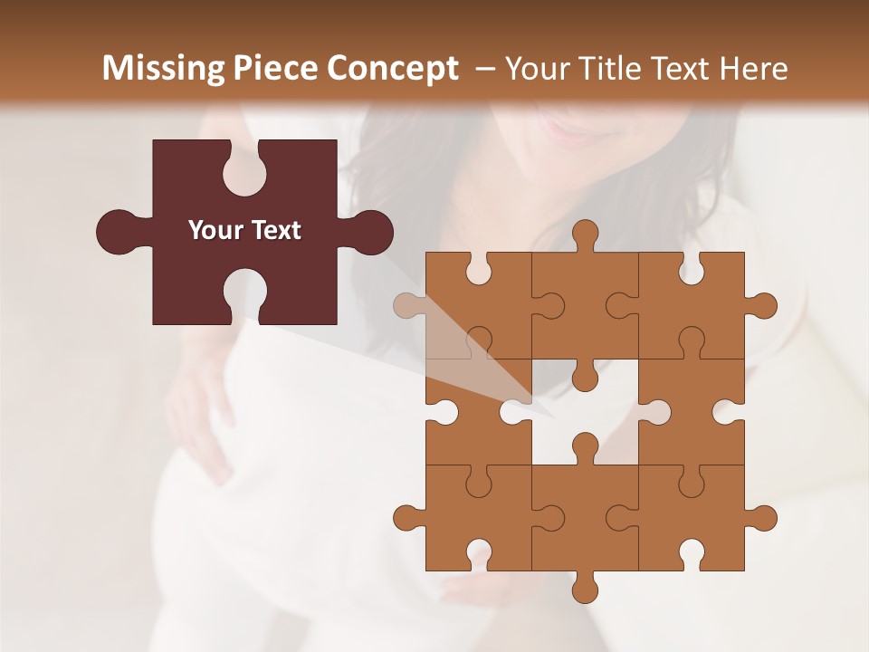 A Woman Standing On A Scale In A Room PowerPoint Template