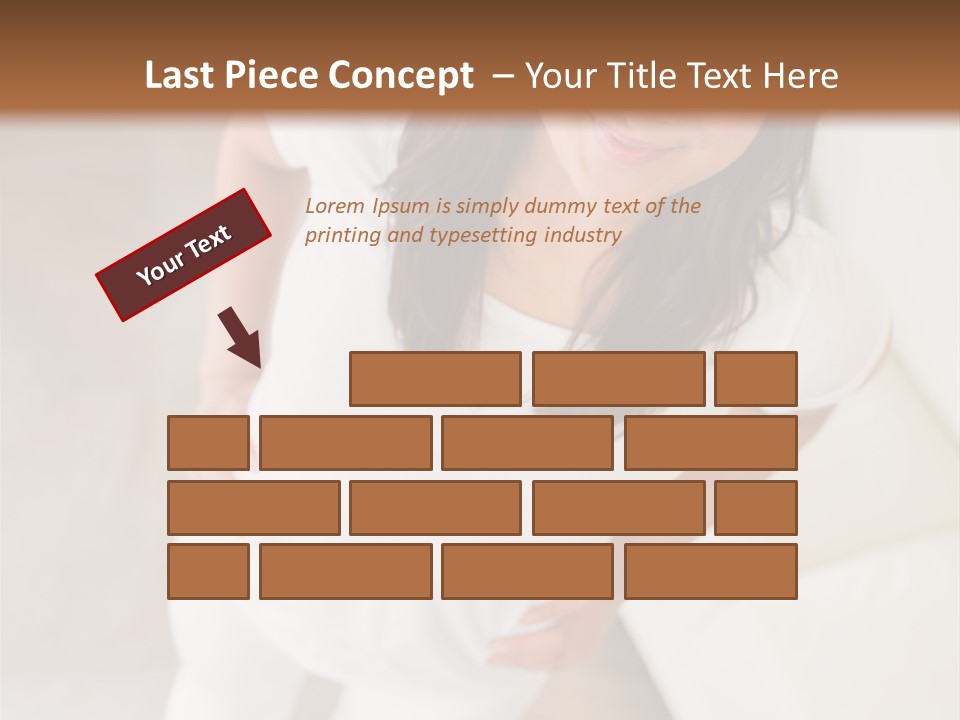 A Woman Standing On A Scale In A Room PowerPoint Template