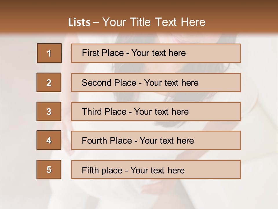 A Woman Standing On A Scale In A Room PowerPoint Template