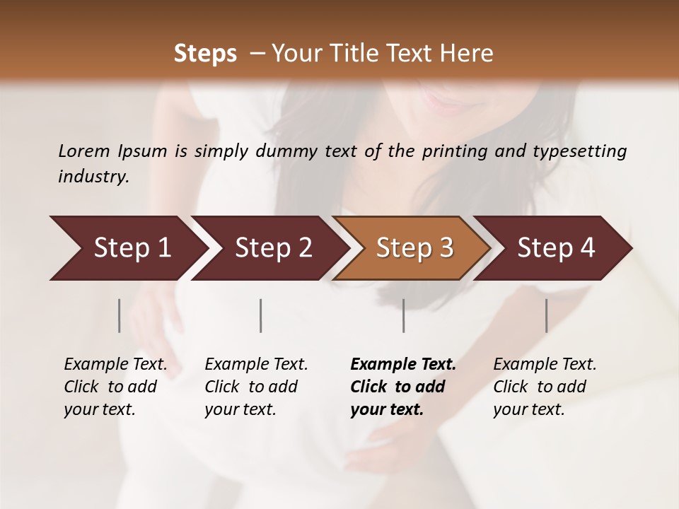 A Woman Standing On A Scale In A Room PowerPoint Template