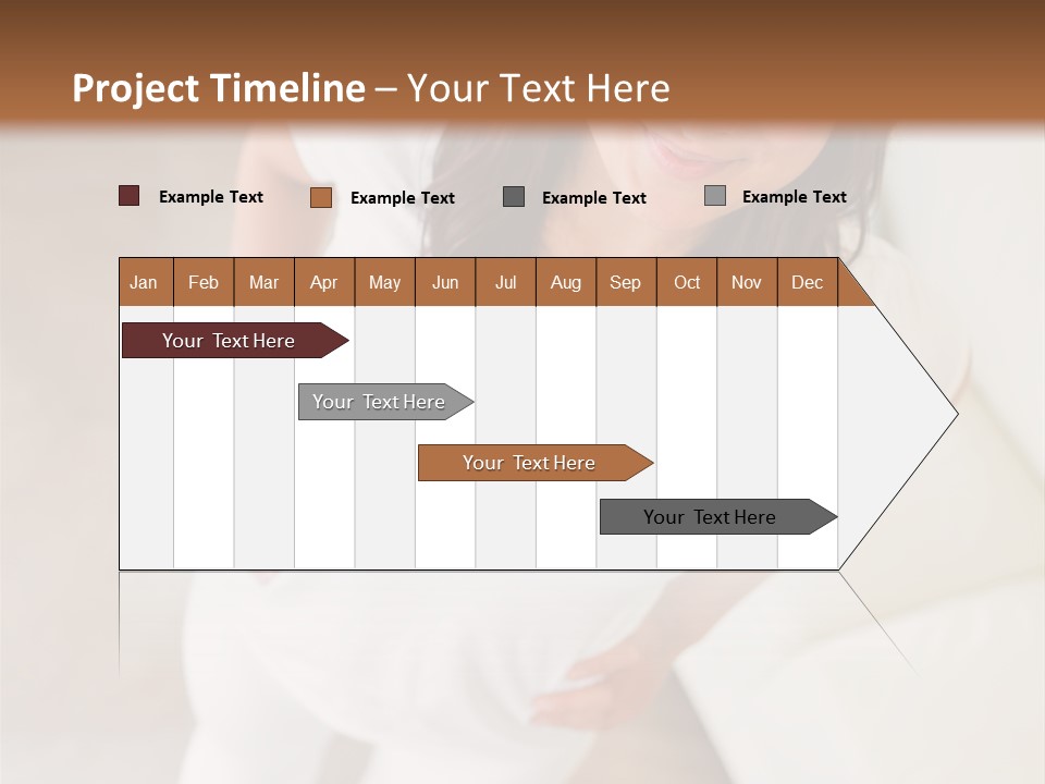 A Woman Standing On A Scale In A Room PowerPoint Template