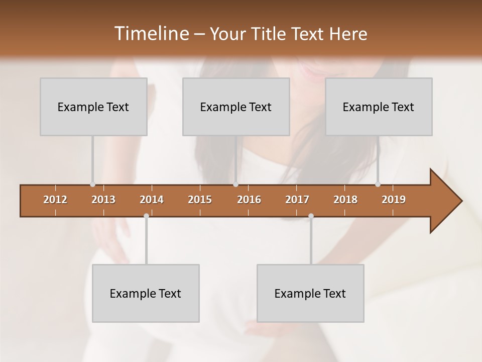 A Woman Standing On A Scale In A Room PowerPoint Template