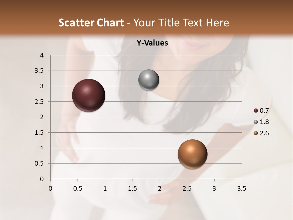 A Woman Standing On A Scale In A Room PowerPoint Template