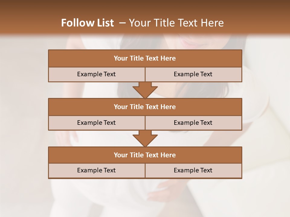 A Woman Standing On A Scale In A Room PowerPoint Template
