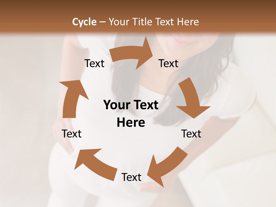 A Woman Standing On A Scale In A Room PowerPoint Template