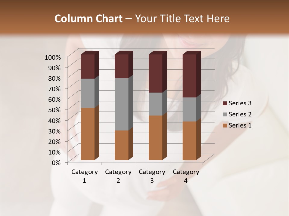 A Woman Standing On A Scale In A Room PowerPoint Template