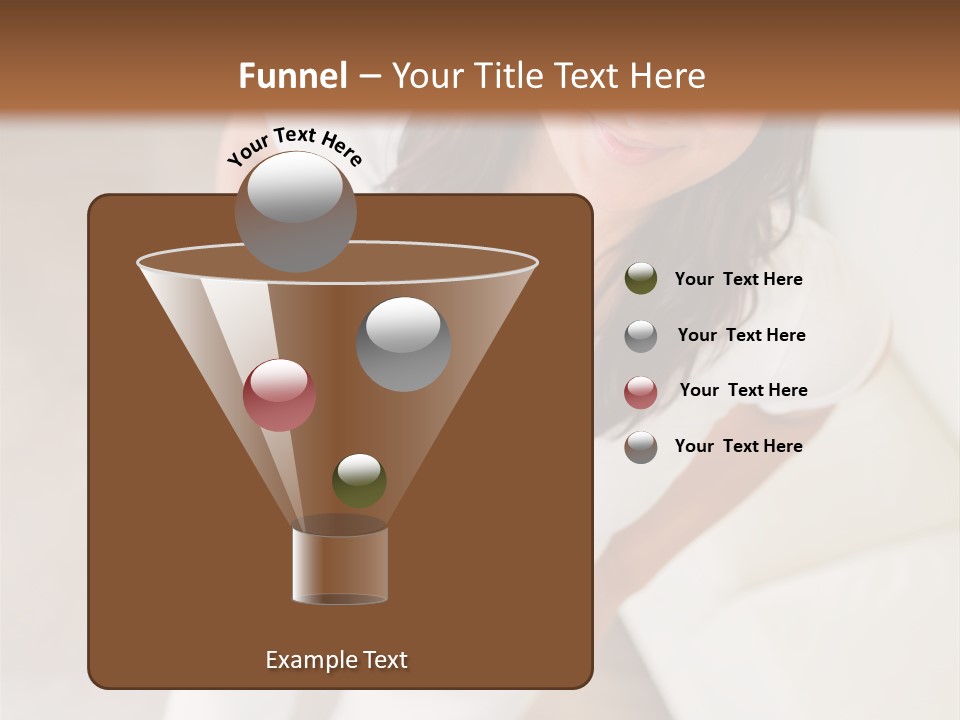 A Woman Standing On A Scale In A Room PowerPoint Template