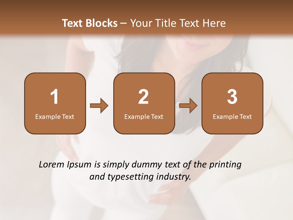 A Woman Standing On A Scale In A Room PowerPoint Template