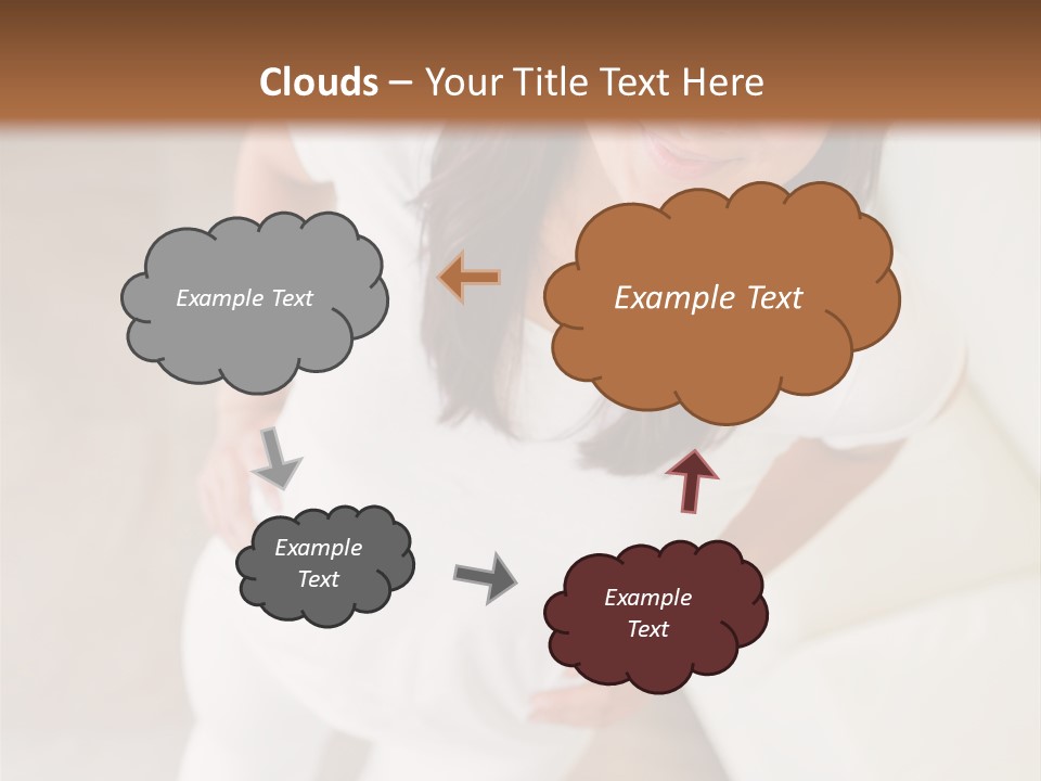 A Woman Standing On A Scale In A Room PowerPoint Template