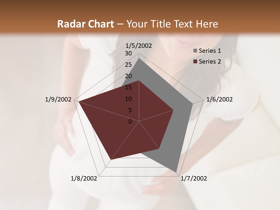 A Woman Standing On A Scale In A Room PowerPoint Template