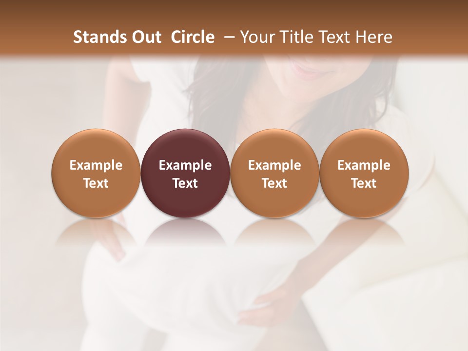 A Woman Standing On A Scale In A Room PowerPoint Template