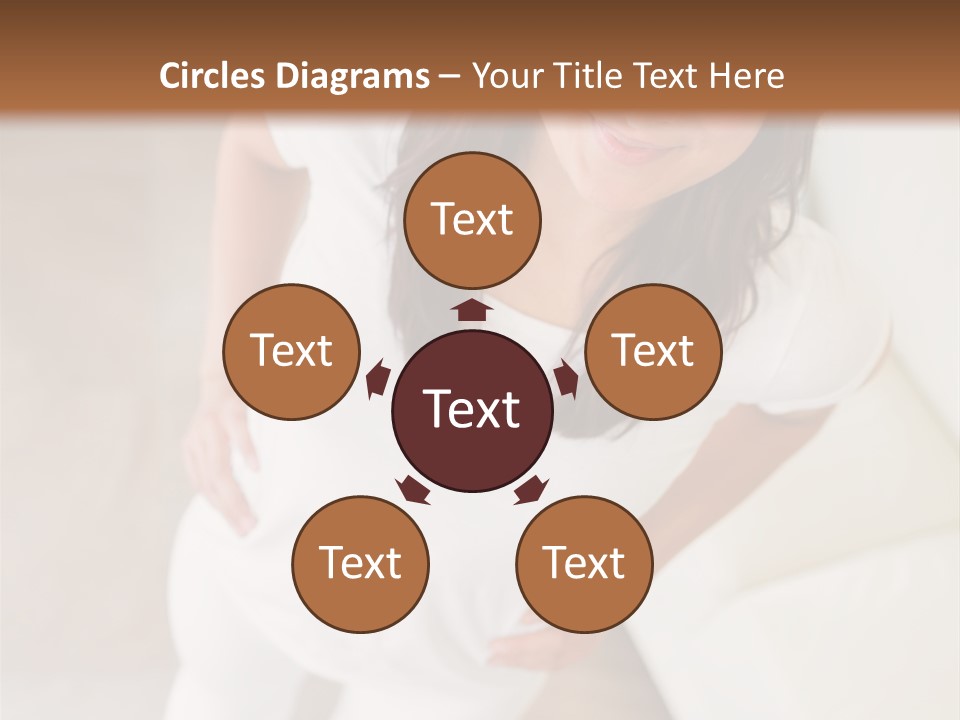 A Woman Standing On A Scale In A Room PowerPoint Template