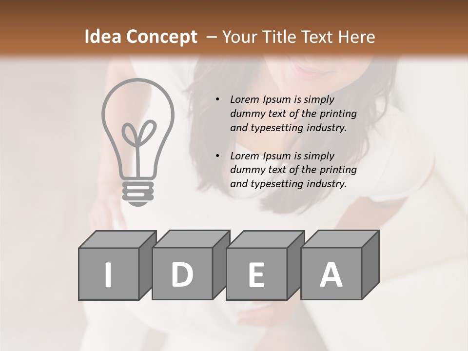 A Woman Standing On A Scale In A Room PowerPoint Template