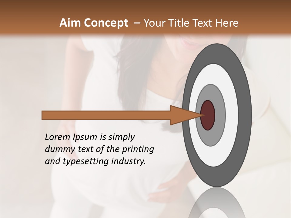 A Woman Standing On A Scale In A Room PowerPoint Template