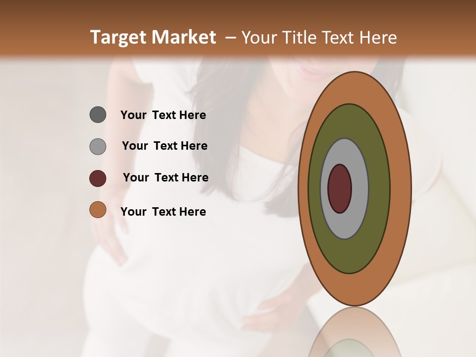 A Woman Standing On A Scale In A Room PowerPoint Template