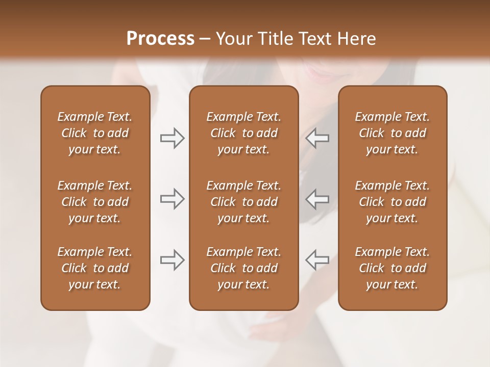 A Woman Standing On A Scale In A Room PowerPoint Template