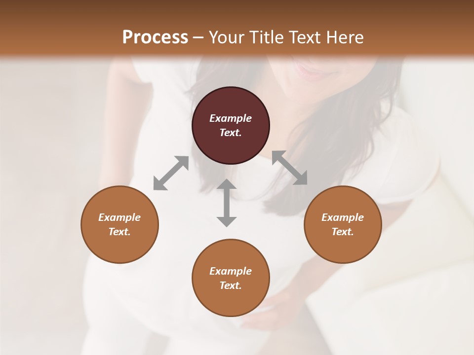 A Woman Standing On A Scale In A Room PowerPoint Template