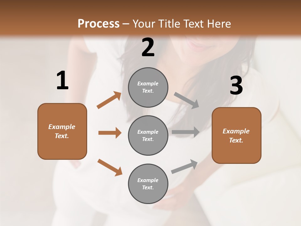 A Woman Standing On A Scale In A Room PowerPoint Template