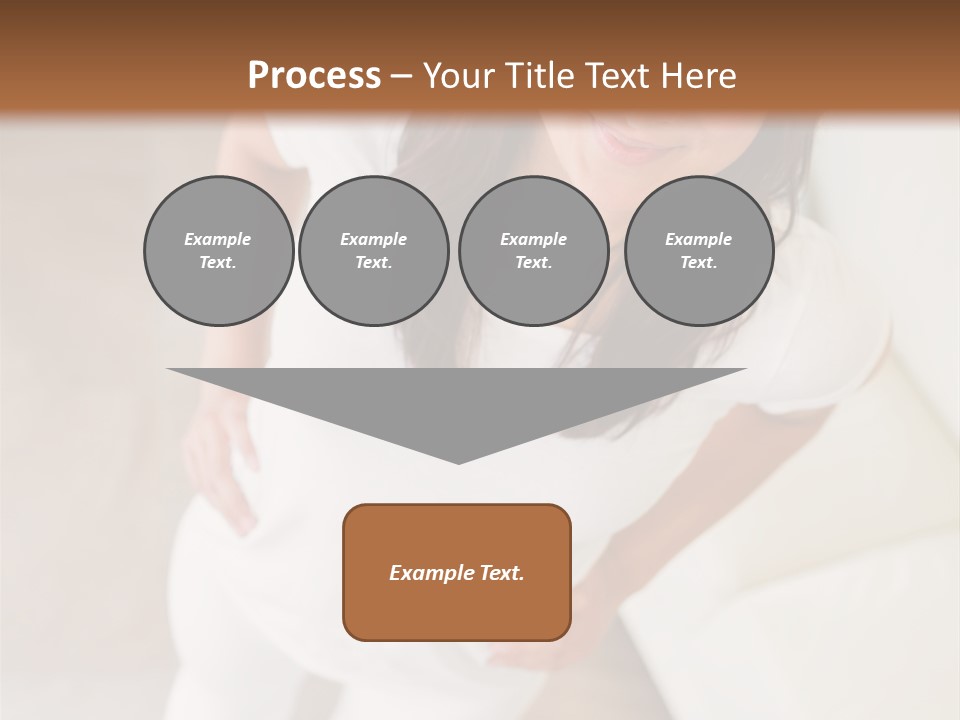 A Woman Standing On A Scale In A Room PowerPoint Template