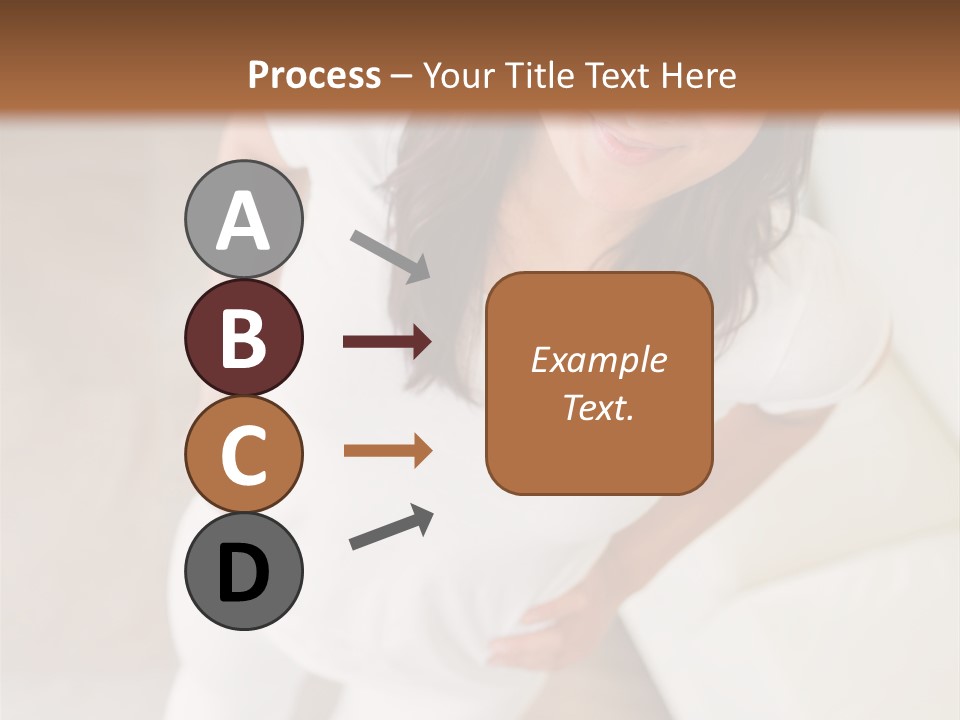 A Woman Standing On A Scale In A Room PowerPoint Template