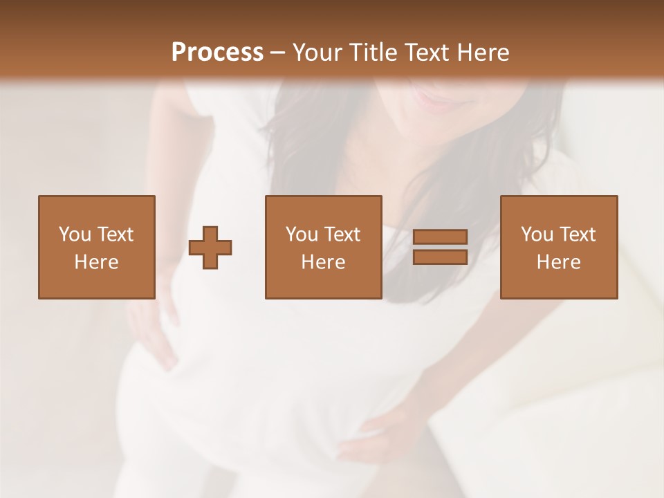 A Woman Standing On A Scale In A Room PowerPoint Template