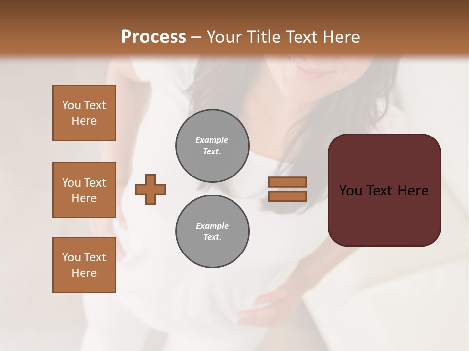 A Woman Standing On A Scale In A Room PowerPoint Template