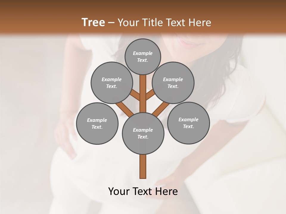 A Woman Standing On A Scale In A Room PowerPoint Template