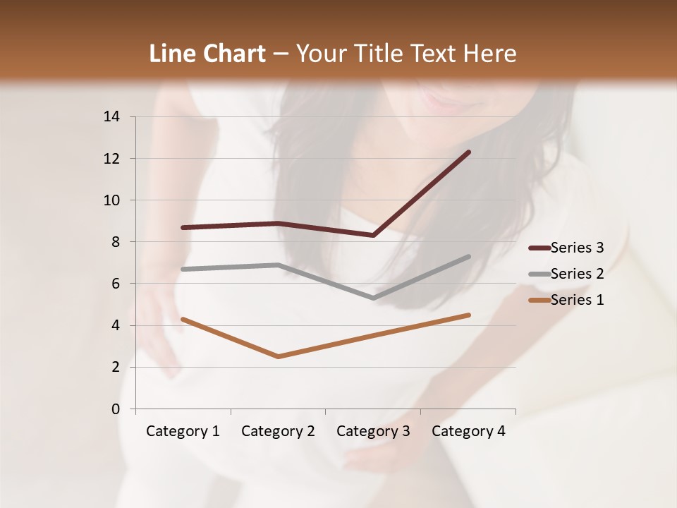 A Woman Standing On A Scale In A Room PowerPoint Template