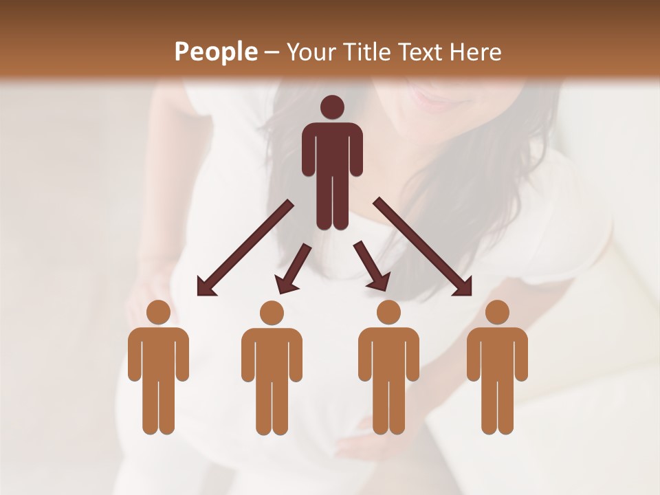 A Woman Standing On A Scale In A Room PowerPoint Template