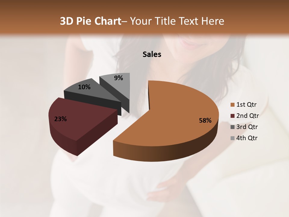 A Woman Standing On A Scale In A Room PowerPoint Template