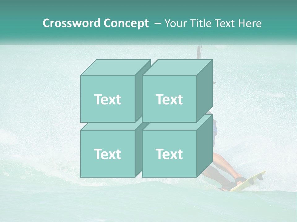 A Man Riding A Wave On Top Of A Surfboard PowerPoint Template