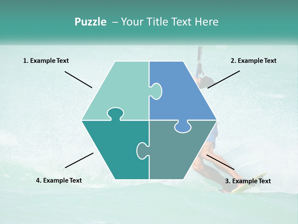 A Man Riding A Wave On Top Of A Surfboard PowerPoint Template