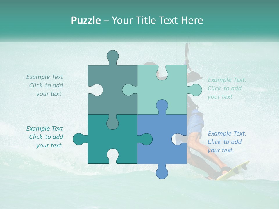 A Man Riding A Wave On Top Of A Surfboard PowerPoint Template